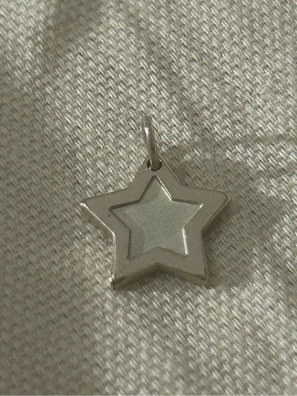 Tiffany & Co. 925 Sterling Silver Super Star Charm Pendant